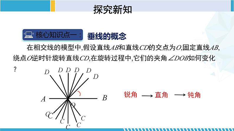 北师大版七年级数学下册同步精品课堂 2.1.2 两条直线的位置关系（第2课时）（课件）第5页