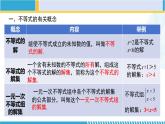 北师大版八年级数学下册教材配套教学课件 第二章 一元一次不等式和一元一次不等式组（回顾与思考） (课件)