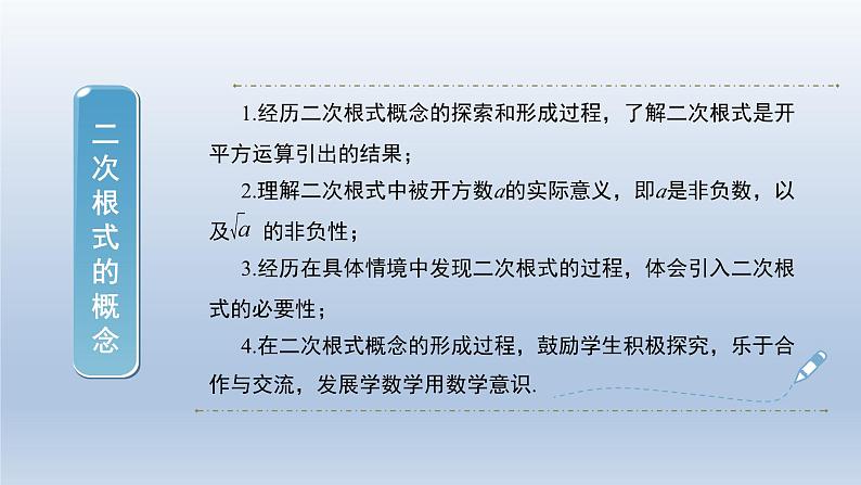 2024年八下数学第16章二次根式16.1二次根式第1课时上课课件（沪科版）第2页