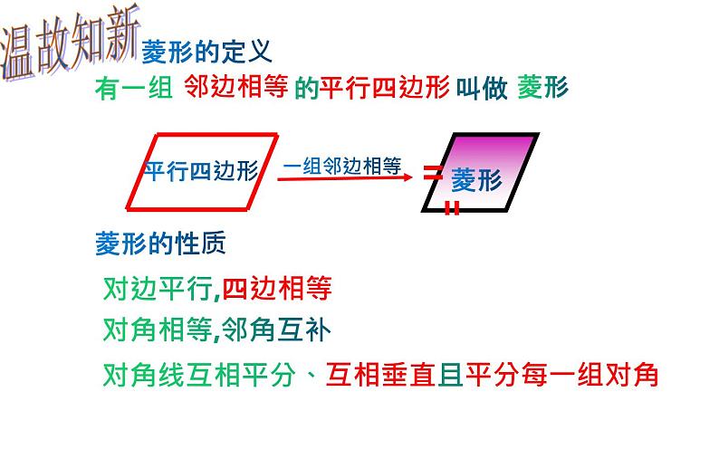 18.2.2 菱形的判定- 初中数学人教版八年级下册教学课件02