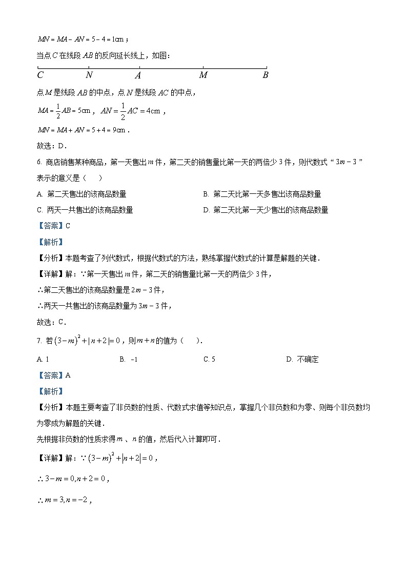 湖南省衡阳市华新实验中学2023-2024学年七年级下学期开学考试数学试题（原卷版+解析版）03