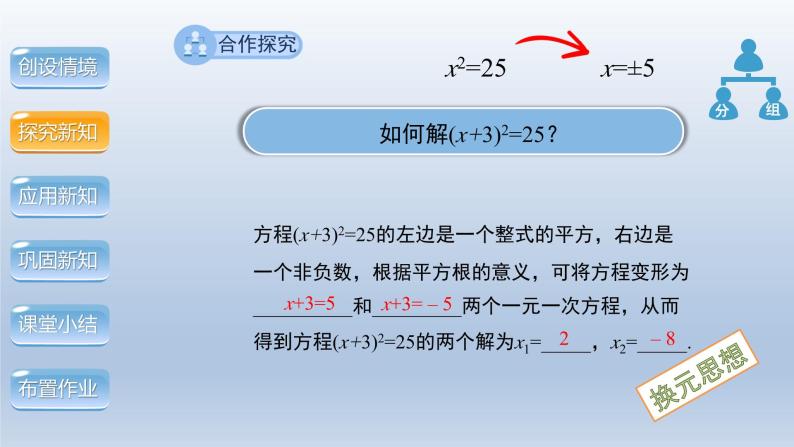 2024年八下数学第17章一元二次方程17.2配方法第1课时上课课件（沪科版）06