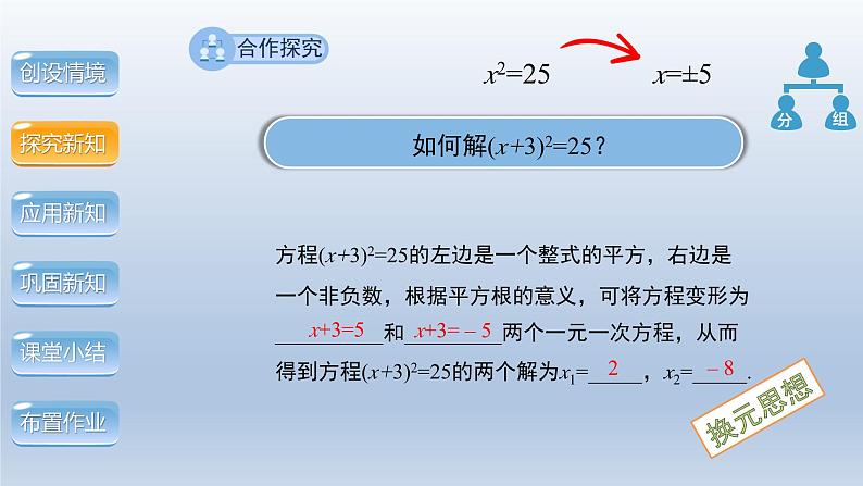 2024年八下数学第17章一元二次方程17.2配方法第1课时上课课件（沪科版）06