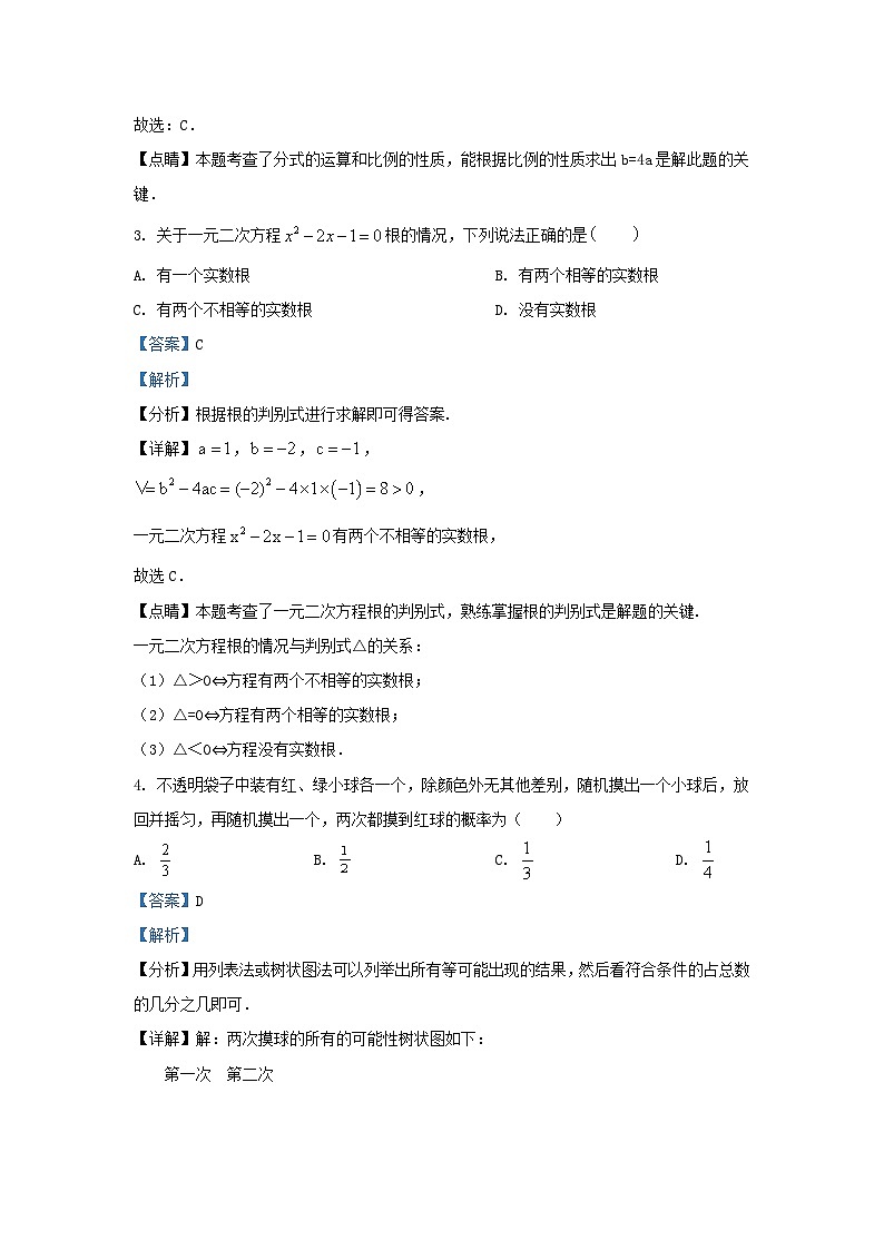 2023-2024学年辽宁省沈阳市法库县九年级上学期数学期末试题及答案第2页