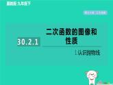 2024九年級數(shù)學(xué)下冊第30章二次函數(shù)30.2二次函數(shù)的圖像和性質(zhì)1.1認識拋物線習(xí)題課件新版冀教版