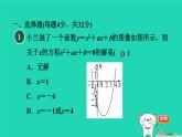 2024九年級數(shù)學(xué)下冊第30章二次函數(shù)集訓(xùn)課堂測素質(zhì)二次函數(shù)與一元二次方程習(xí)題課件新版冀教版