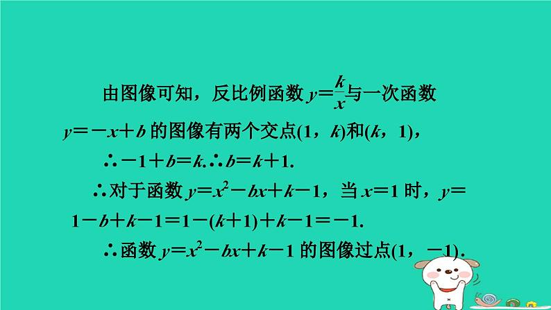 2024九年级数学下册第30章二次函数集训课堂练素养2.二次函数的图像和性质的九种常见类型习题课件新版冀教版04