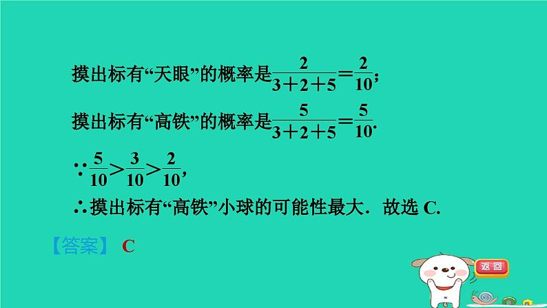 2024九年级数学下册第31章随机事件的概率31.2随机事件的概率1随机事件的概率习题课件新版冀教版06