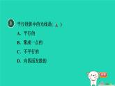 2024九年级数学下册第32章投影与视图32.1投影1平行投影与中心投影习题课件新版冀教版