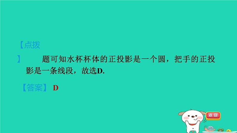 2024九年级数学下册第32章投影与视图32.1投影2正投影习题课件新版冀教版06