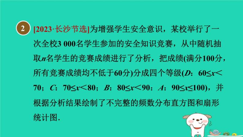 2024八年级数学下册第18章数据的收集与整理集训课堂练素养2统计图的综合应用习题课件新版冀教版06