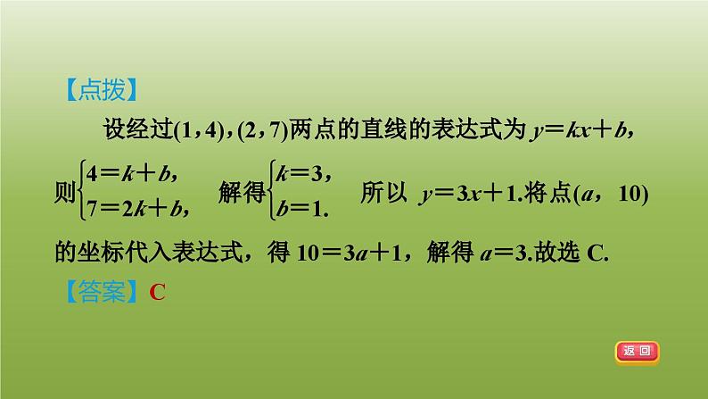 2024八年级数学下册第21章一次函数21.3用待定系数法确定一次函数表达式习题课件新版冀教版第6页