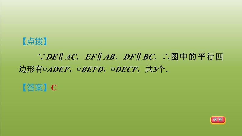 2024八年级数学下册第22章四边形22.1平行四边形的性质1平行四边形及其边角性质习题课件新版冀教版05