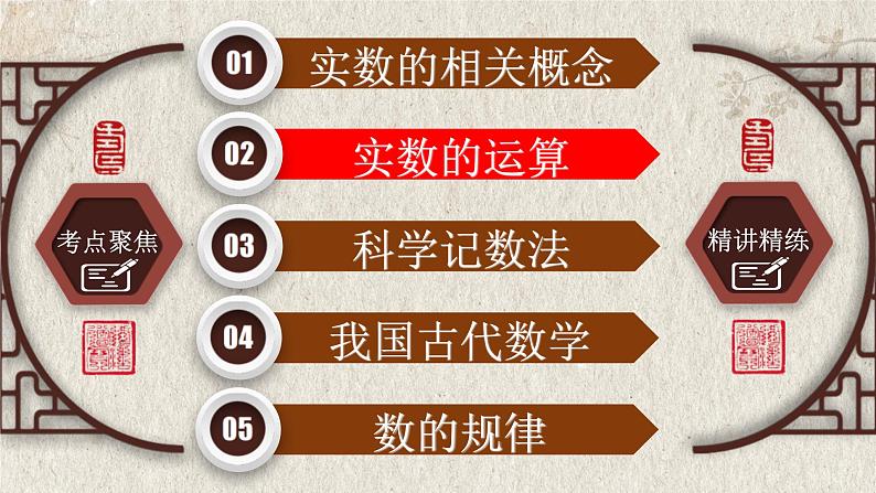 2023年中考数学一轮复习课件专题1.1 实数（含答案）第7页