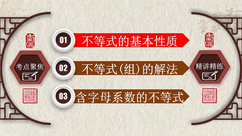 2023年中考数学一轮复习课件专题2.4 一元一次不等式（组）（含答案）第2页