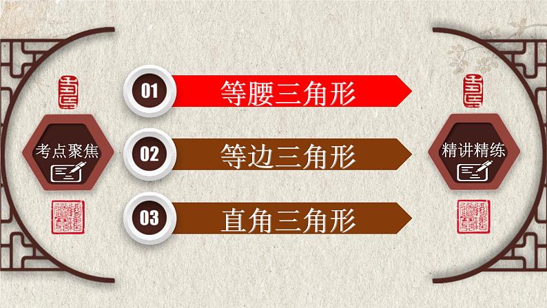 2023年中考数学一轮复习课件专题4.3 特殊三角形（含答案）第2页