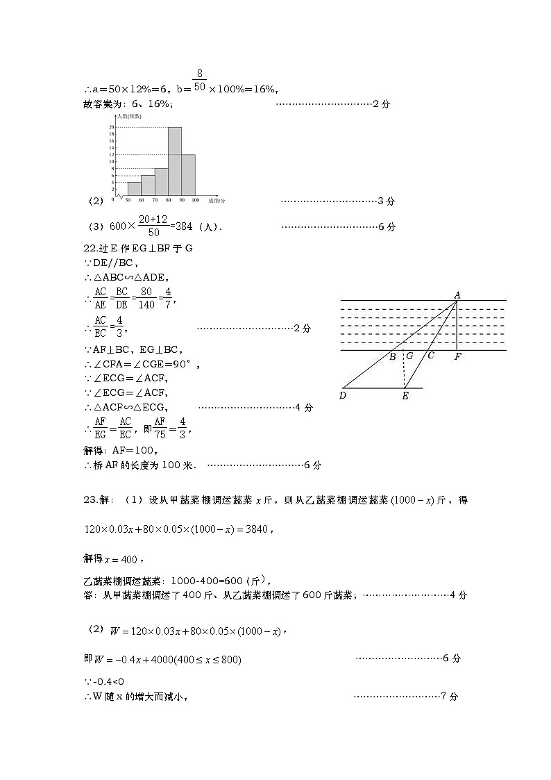 高新一中四模答案第3页