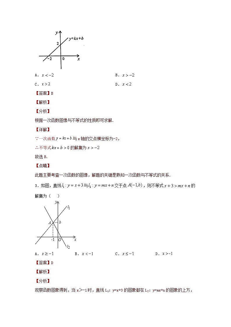 第四讲 一次函数的综合应用（题型突破+专题精练）（解析版）第2页
