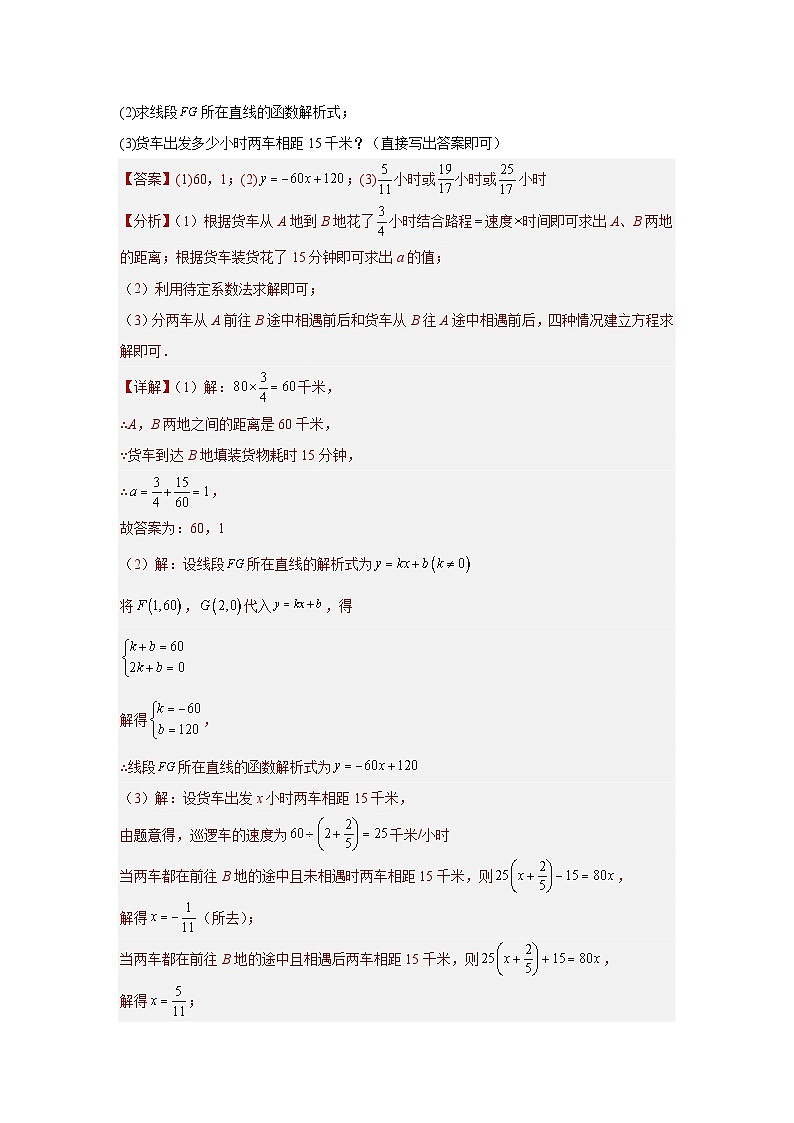 专题09 函数的实际应用（行程问题、最优方案、阶梯费用）-备战2024年中考数学一轮复习重难题型（全国通用）02