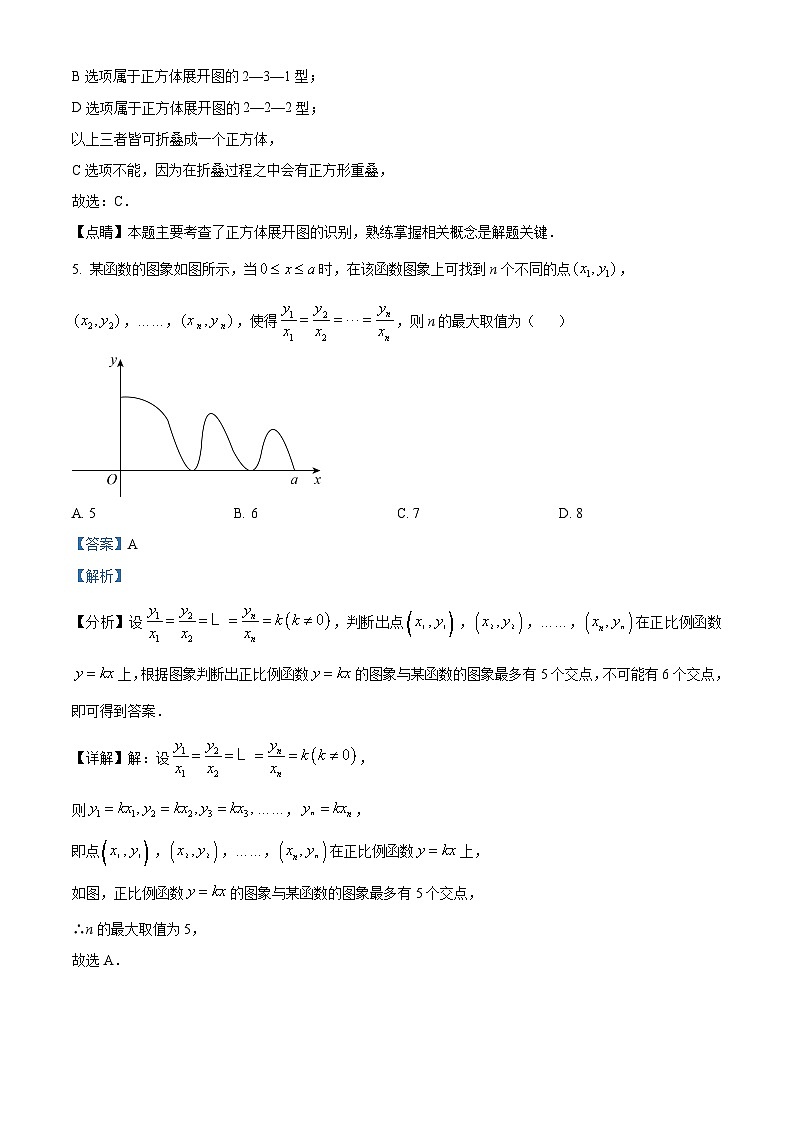 江苏省泰州市姜堰区四校联考2023-2024学年九年级下学期3月月考数学试题（原卷版+解析版）03