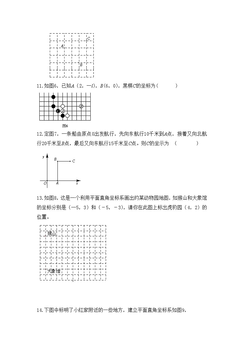 7.2.1 用坐标表示地理位置 同步练习（双基导学导练+真题检测反馈+ 创新拓展提升）（含答案）03