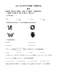 2024年安徽省芜湖市第二十九中学中考一模数学试题（原卷版+解析版）