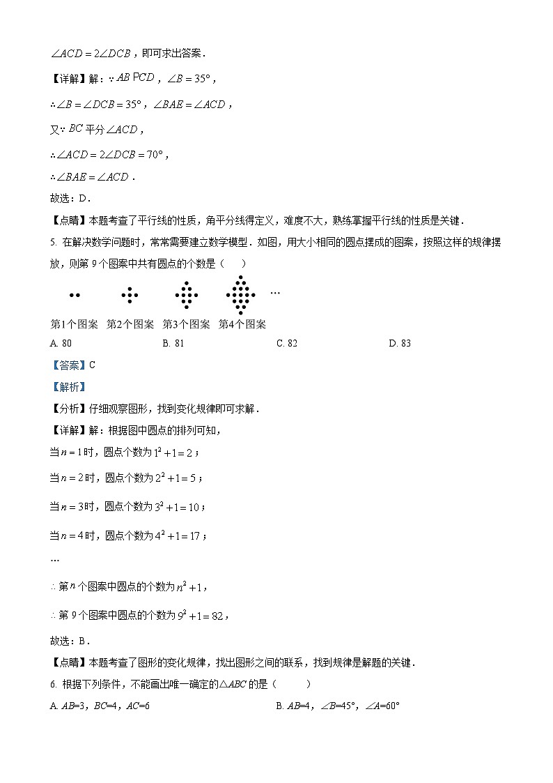 2024年重庆育才中学教育集团九年级数学 一诊模拟试题（原卷版+解析版）03