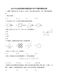 2024年山东省济南市莱芜实验中学中考数学模拟试卷（含解析）