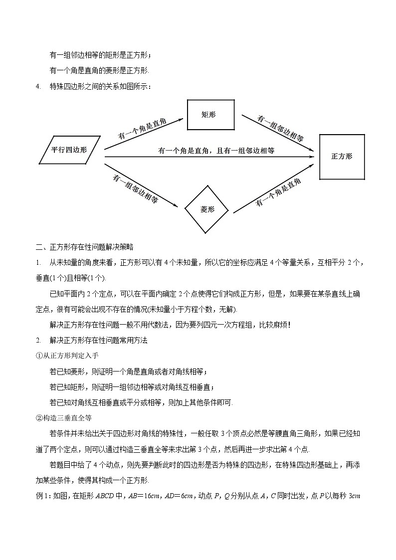 最新中考几何专项复习专题24  正方形存在性问题知识精讲02