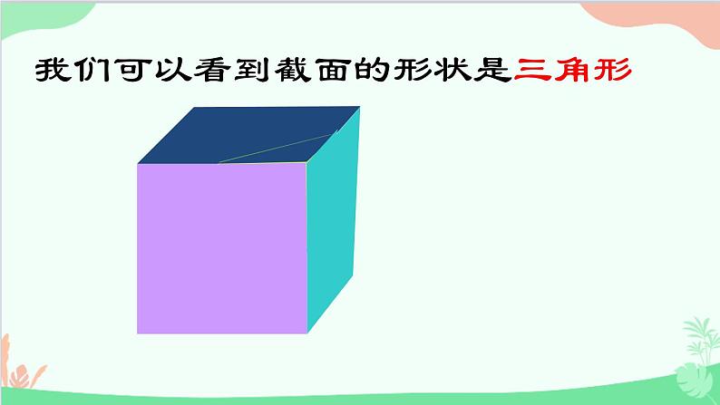 北师大版数学七年级上册 1.3  截一个几何体课件05