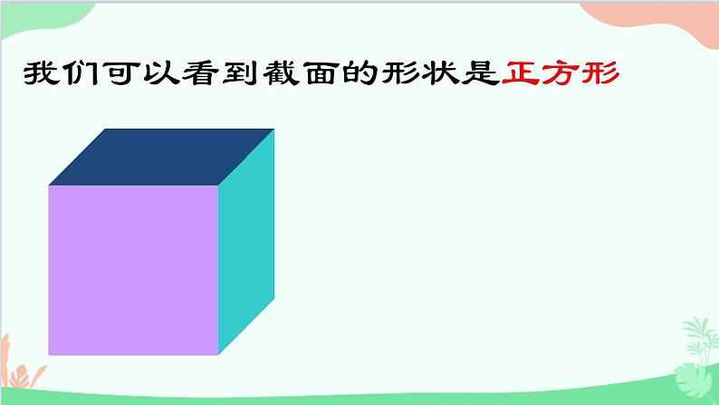 北师大版数学七年级上册 1.3  截一个几何体课件06