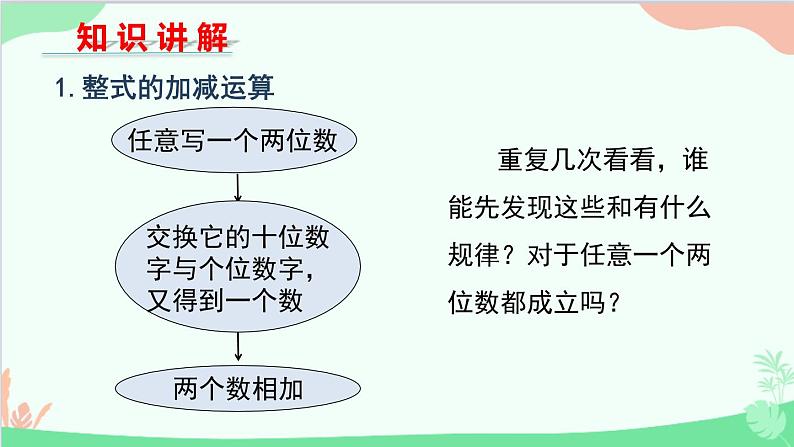 北师大版数学七年级上册 3.4 整式的加减-第3课时 整式的加减课件05