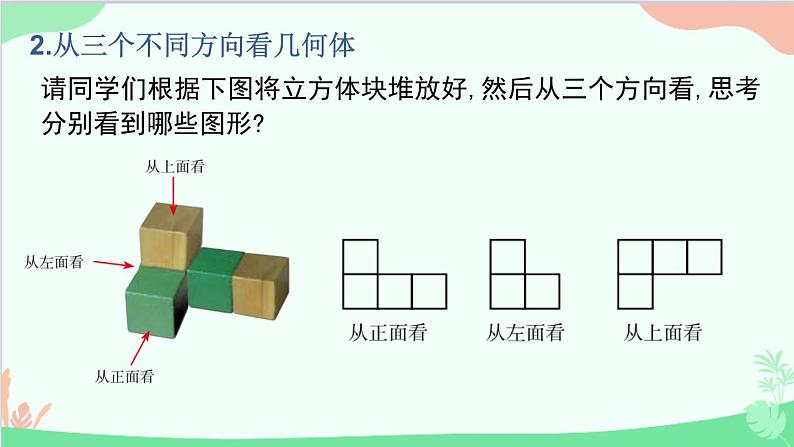 北师大版数学七年级上册 1.4 从三个方向看物体的形状课件06