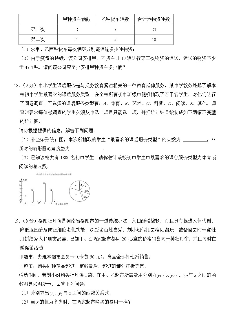 辽宁省盘锦市九年级中考一模前数学质量检测卷+03