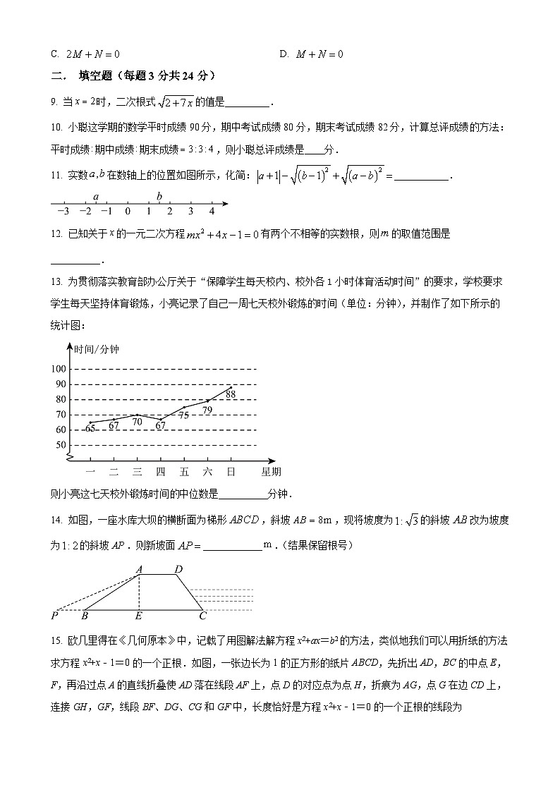 浙江省杭州市西湖区公益中学2023-2024学年八年级下学期3月月考数学试题（原卷版+解析版）02