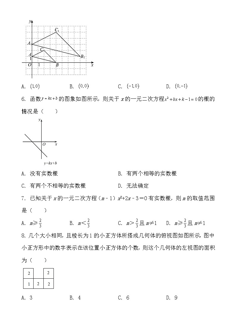 2024年山东省泰安市新泰市实验中学九年级数学第一次模拟考试题第2页