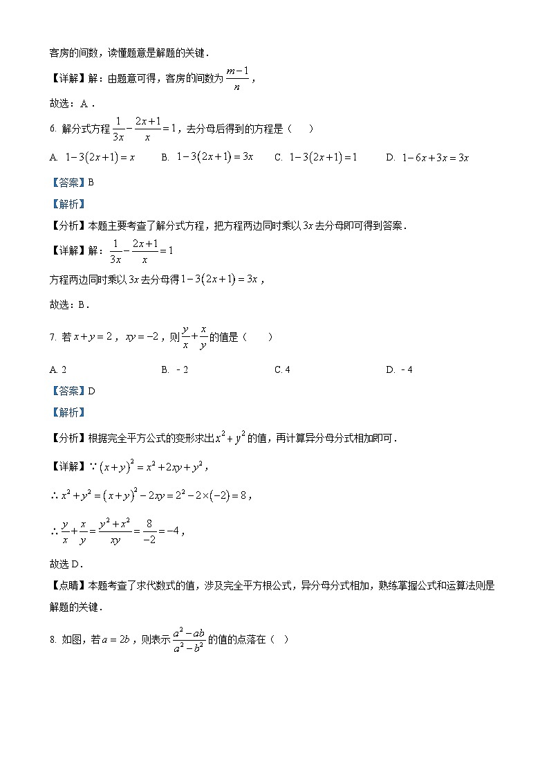 河南省南阳市卧龙区2023-2024学年八年级下学期3月月考数学试题（原卷版+解析版）03