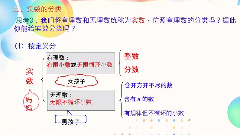 初中数学人教版七下6.3 实数课件第7页