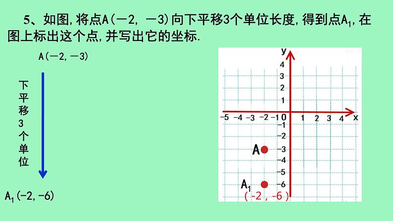 7.2.2用坐标表示平移+同步课件（1）课件++2023—-2024学年人教版数学七年级下册第8页