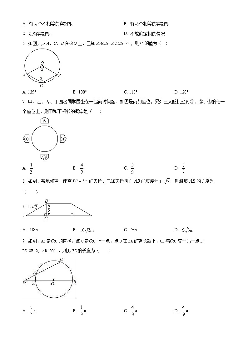 2024年河南省汝南县中考一模数学模拟试题（原卷版）第2页