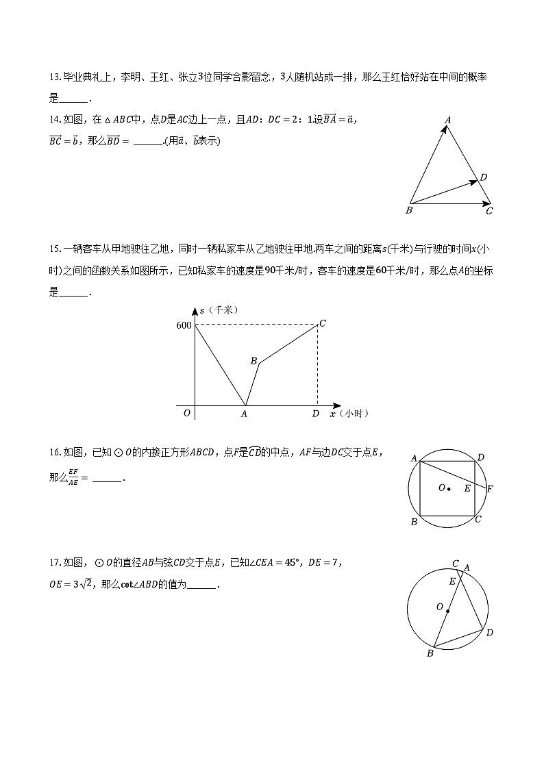 2023年上海市浦东新区澧溪中学中考数学调研试卷（5月份）（含解析）02