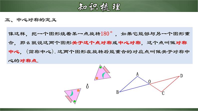 人教版九年级数学上册同步精品课堂 第二十三章+旋转（章末小结）（课件）07