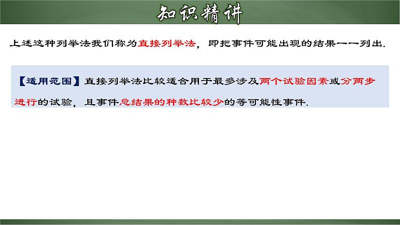 人教版九年级数学上册同步精品课堂 25.2.1 运用直接列举或列表法求概率（课件）08