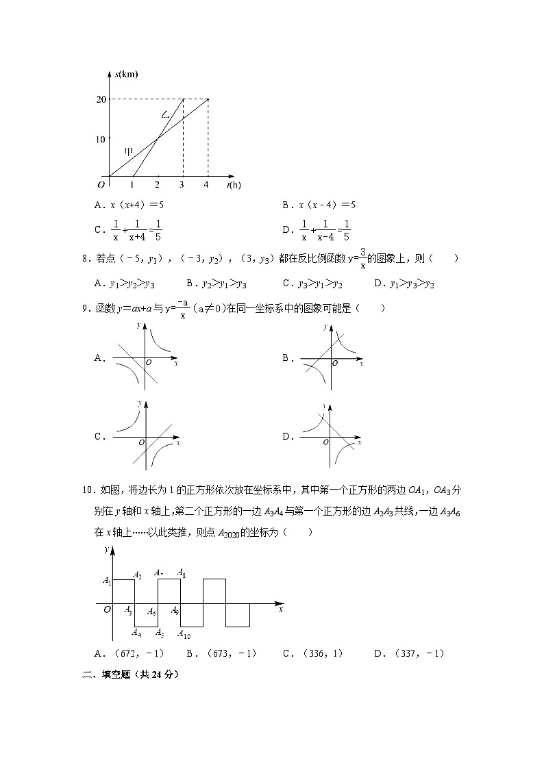2021-2022学年福建省泉州市南安市实验中学八年级（下）期中数学试卷第2页