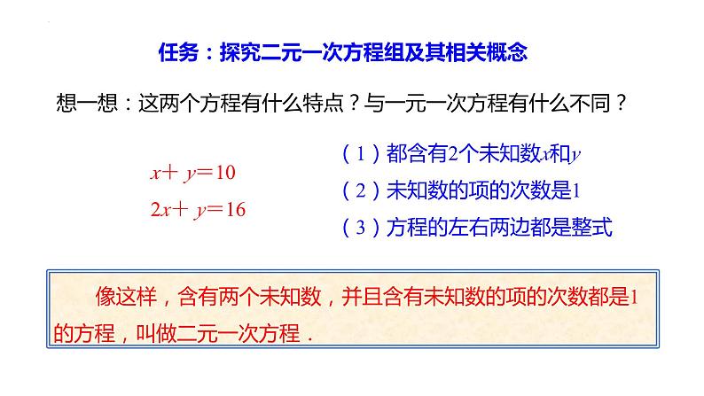 8.1 二元一次方程组 课件2023-2024学年人教版 数学七年级下册05