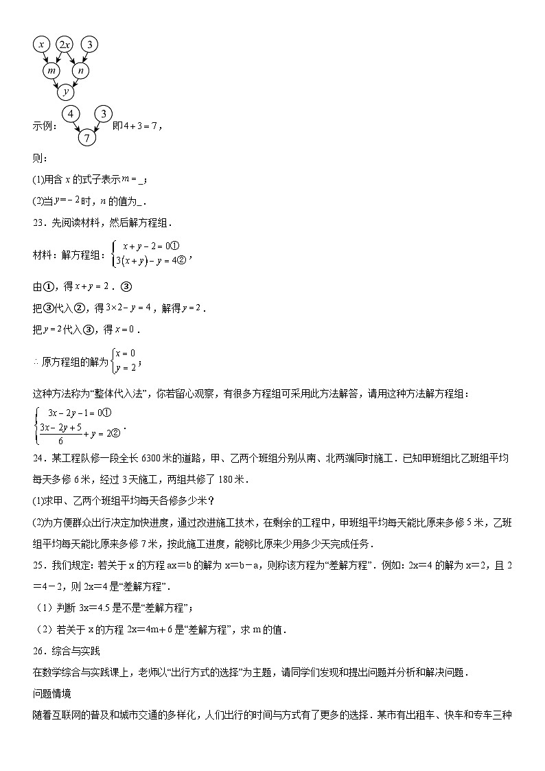 湖南省衡阳市衡东县草市中学2023-2024学年七年级下册第一次月考数学试题（含解析）第3页