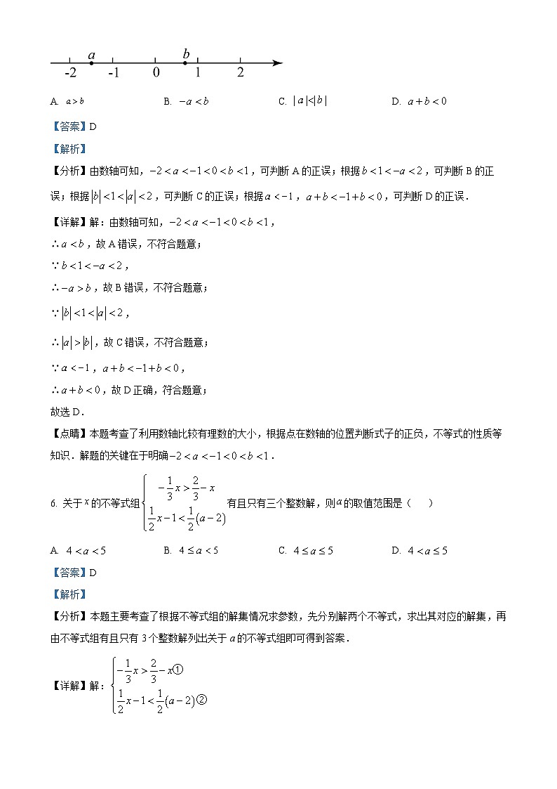 山东省日照市曲阜师范大学附属实验学校2023-2024学年九年级下学期3月月考数学试题（解析版）第3页