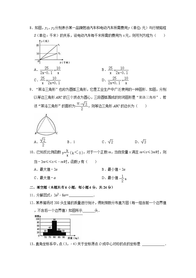 2024年浙江省山海联盟中考数学一模试卷02