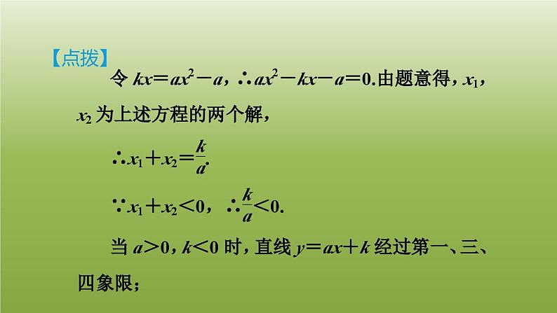 2024九年级数学下册第5章二次函数5.2二次函数的图像和性质3二次函数y＝ax2＋k的图像和性质习题课件新版苏科版第6页