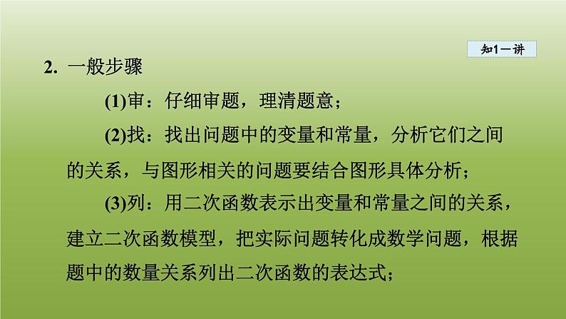 2024九年级数学下册第5章二次函数5.5用二次函数解决问题课件新版苏科版第4页